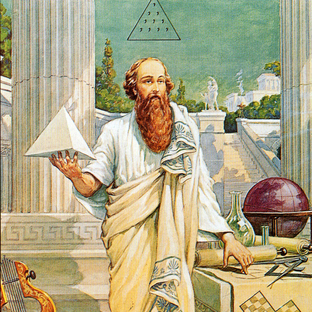 Painting of Pythagoras